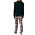 thumbnail image 3 of Summer Sales Womens Pajama Sets Soft Heart Print Long Sleeve Matching Loungewear Christmas Pajama Sets for Women 2 Piece, 3 of 7