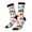 3 Black, variant on Flowers Birds And Butterflies Print Adult Socks for Men & Women,Calf Socks, Ankle Socks,Boots Socks,Breathable Casual Sock,Unisex Crew Socks
