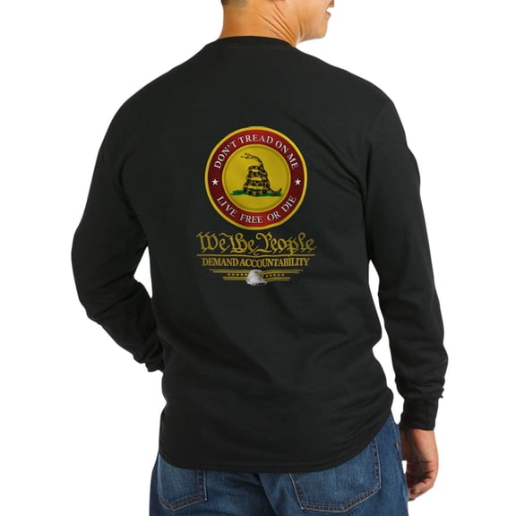 CafePress - Dtom We The People Long Sleeve Dark T Shirt - Long Sleeve Dark T-Shirt
