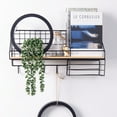 thumbnail image 4 of 2 Pack Artificial Succulents, Faux Succulent Plants in Black Boho Farmhouse Decorative Pots for Home Indoor Tabletop Decor, 4 of 5
