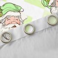 thumbnail image 4 of Manfei Cartoon Santa Claus Black Out Curtains for Girls, Merry Xmas Christmas Curtains Pack of 2 (42x63 Each), Green Geometric Bedroom Curtains, Luxurious Room Decor, 4 of 6