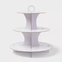 White 3-Tier Cupcake Stand