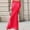 Red, variant on Skirts for Women Skirt Half Length Product Sleek & Pure Color Bodycon Midi Skirt For Women Versatile High Waist Pencil Skirt Purple S