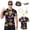 Style A, variant on Alaiyaky 6 Pcs Mens 80s 90s Outfits Hip Hop Costumes Accessories Colorful T Shirt Set for Rock Disco Party