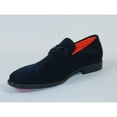 thumbnail image 5 of Men's TAYNO Shoes Soft Micro Suede Slip-on Loafer THE CAPRIO S Navy, 5 of 11