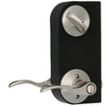 thumbnail image 4 of Schlage FB50NVFLA619 Satin Nickel Single Cylinder Deadbolt & Keyed Entry Flair Lever, 4 of 4