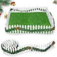 thumbnail image 2 of Mini Christmas Garden Fence, Wood Picket Ornament Fence for Village Landscape Home Garden , Small Decorative Fence for Crafts and Pot Display,2x35.4 Inch, 2 of 4