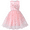Pink Flower Sequin, variant on Girls Dress Round Collar Off White Dancing Ball Princess Party 4 Years