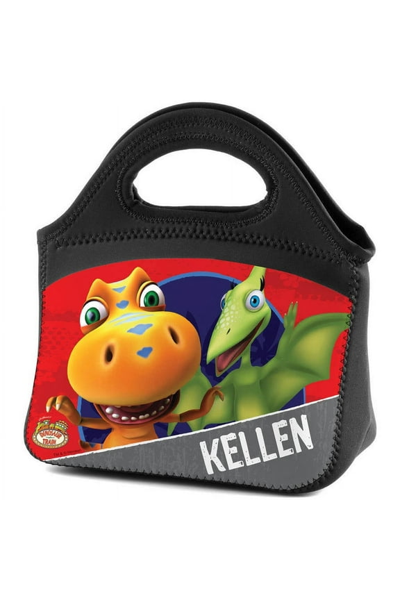 Personalized Dinosaur Train Red Lunch Tote