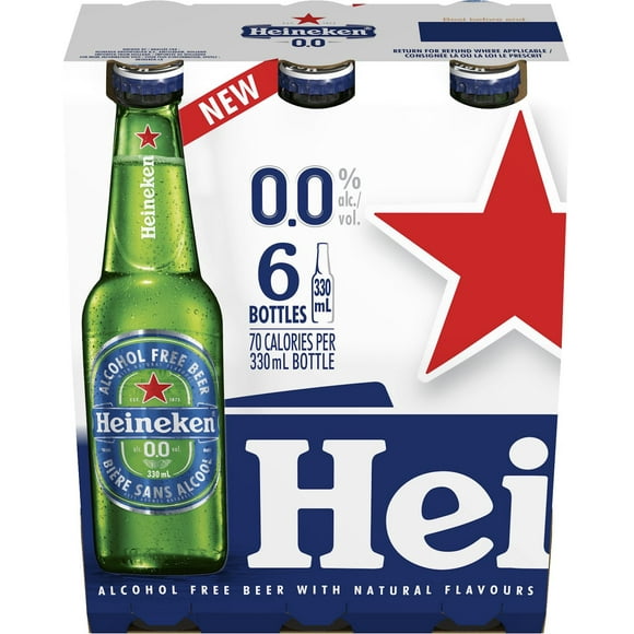 Heineken 0.0 6x330ml Bottles