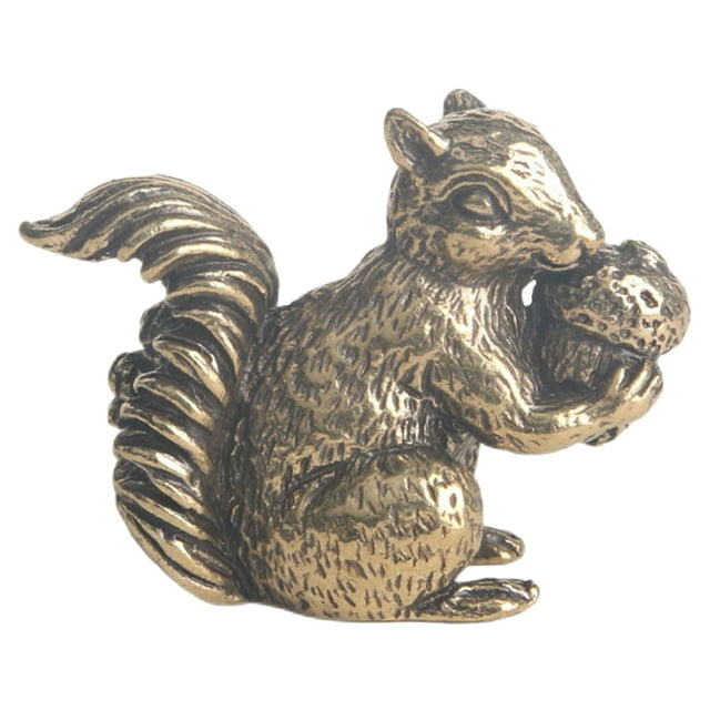 Greenadscape De Squirrel En Latón Con Estilo Retro Para De Y Hogar
