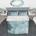 thumbnail image 3 of Designart 'Blue Modern Water I' Geometric Duvet Cover Set, 3 of 4