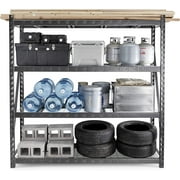 Gladiator 90 X 90 Heavy Duty Mega Rack With Four Adjustable Shelves