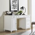 thumbnail image 2 of Crosley Palmetto Computer Desk in White, 2 of 9