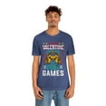 thumbnail image 3 of Mens V is For Video Games Funny Saying Valentines Day Shirt Tee T-Shirt, 3 of 6