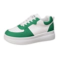 thumbnail image 2 of Women's Platform Lace Up Casual Shoes Fashion Color Blocking Slip On Sneakers Breathable Non Slip Running Shoes, 2 of 6