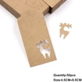 thumbnail image 4 of 50 etiquetas de papel con forma de árbol, etiquetas de papel Kraft para tarjetas, etiquetas de papel para manualidades, regalos de fiesta de Navidad o boda, etiquetas colgantes en blanco, 4 of 5
