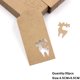 thumbnail image 4 of 50 etiquetas de papel con forma de árbol, etiquetas de papel Kraft para tarjetas, etiquetas de papel para manualidades, regalos de fiesta de Navidad o boda, etiquetas colgantes en blanco, 4 of 5