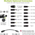 thumbnail image 3 of Adjustable Power Supply Adapter, 3V-36V 4A 144W Universal Power, Variable Switching AC/DC Adapter, 100V-240V AC to DC Converter with 14 Tips & LED Voltage Display for 3V to 36V Household Electronics, 3 of 7