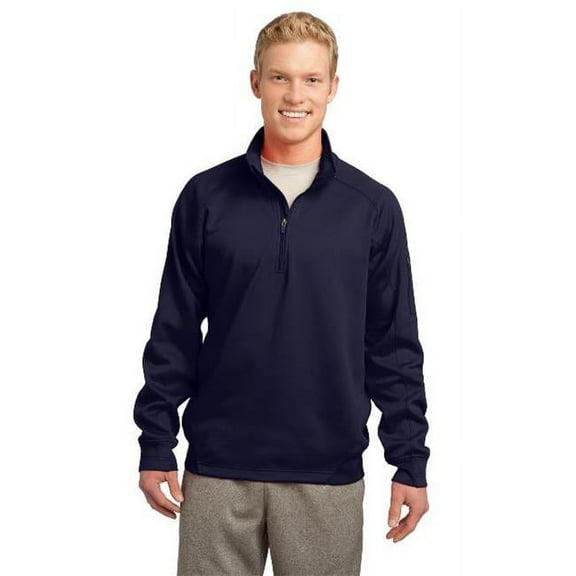 SPORT-TEK Men's Fleece 1/4 Zip Pullover M True Navy