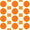 Orange Geometric Pattern, variant on Yayeee 100% Cotton Hand Towels for Bathroom 16" x 28" Soft Absorbent Kitchen Towel, Beige Geometric Pattern