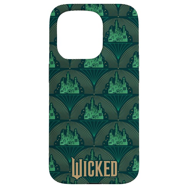 Funda de teléfono Wicked Emerald City con estampado integral para iPhone 15 Pro