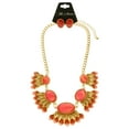 thumbnail image 2 of Mi Amore Necklace-Earring-Set Red/Gold-Tone, 2 of 3