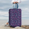 thumbnail image 7 of Rateoe Dance Skull Star Printed Luggage Cover, Suitcase Protector Fits 18-32 Inch Luggage-Medium, 7 of 7