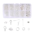 thumbnail image 2 of segolike Earring Making Supplies with Head Pins Jewelry Findings Ear Pins Open Jump Rings Argent, 2 of 8