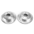 thumbnail image 2 of Power Stop Rear Pair of Drilled and Slotted Brake Rotors AR85112XPR 2004-2007 Ford E-150 2004-2005 Ford E-150 Club Wagon, 2 of 4