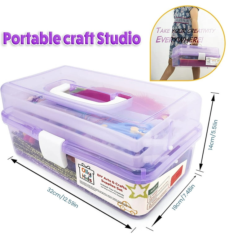 1000pcs Complete Art Supplies for Kids Craft Art Kit for Boys Girls  Kindergarten Home Supplies Christmas Crafts Folding Box - AliExpress