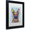 thumbnail image 2 of Trademark Fine Art 'Dogs Never Lie' Canvas Art by Dean Russo, White Matte, Black Frame, 2 of 4