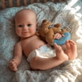 thumbnail image 1 of Muñeca Reborn de silicona JIZHI, cuerpo completo, 40 cm, realista, 1 of 7