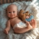 thumbnail image 1 of Muñeca Reborn de silicona JIZHI, cuerpo completo, 40 cm, realista, 1 of 7
