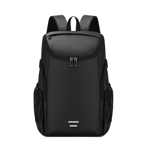 ZROVA Men's Backpack, Fits 16-Inch Laptop, PU and Nylon Business Travel Bag for School