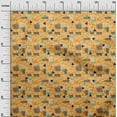 thumbnail image 2 of oneOone Cotton Poplin Dark Yellow Fabric Stripe & Texture Quilting Supplies Print Sewing Fabric By The Yard 56 Inch Wide, 2 of 4