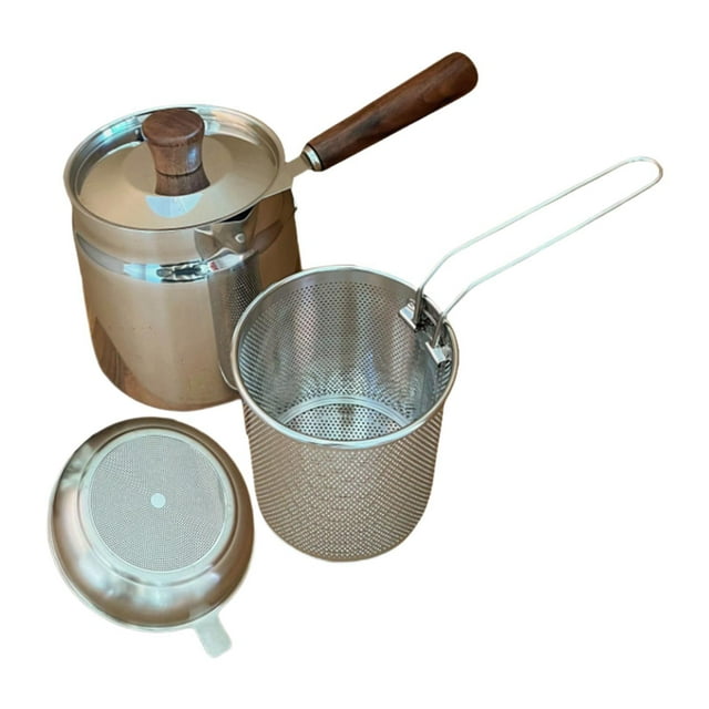 Elodie Contenant de Rangement pour Friteuse Mini pour Fête à la Maison Frites avec Panier