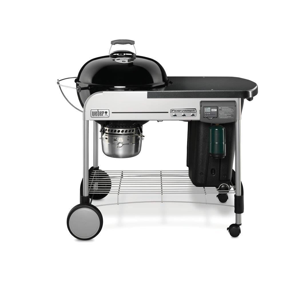 Weber15501001 Performer Deluxe Charcoal Grill 22 In. Black Walmart