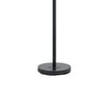 thumbnail image 4 of 80 Watt Metal Floor Lamp with Dual Gooseneck and Uno Style Shades, Black- Saltoro Sherpi, 4 of 5