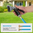 thumbnail image 6 of TROPOW Retractable Garden Hose Reel, 5/8" x 82ft, Wall-Mounted with 180° Swivel Bracket, 9-Pattern Nozzle, Any Length Lock, Auto-Rewind Slow Return System, 6 of 6