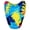Multicolor, variant on Inflatable Surf Body Board Swimming Floating Surfboard Inflatable Surfboard with Handles 80x60cm Floating Mat 180lbs Capacity for Pool & Swimming Practice Blue