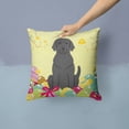 thumbnail image 2 of Easter Eggs Design Dog Art Fabric Decorative Pillow, 2 of 4