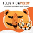 thumbnail image 4 of Clemson University Tiger Snugible 2-in-1 Blanket Hoodie  Pillow, 4 of 7