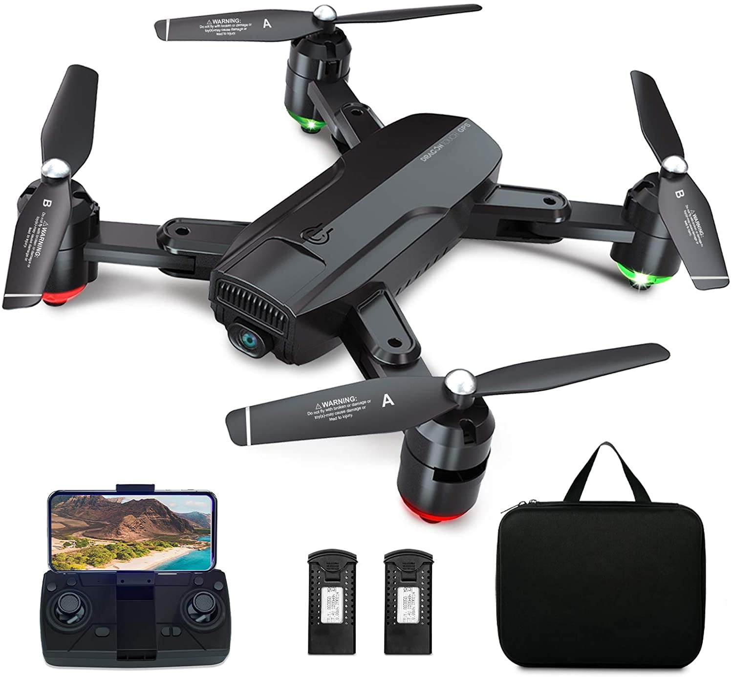 Dron con cámara para niños/adultos/principiantes – 1080P HD Drones para  adultos, con cámara de 120