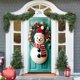thumbnail image 4 of Decoraciones de Navidad Interior 35 X 71 Pulgadas Marco de Puerta de Navidad - Patrón de Santa Claus - Decoración de Puerta de Navidad - Decoración de Fiesta Del Festival, 4 of 6