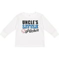 thumbnail image 3 of Inktastic Baseball Uncles Little Pitcher Boys Long Sleeve Toddler T-Shirt, 3 of 5
