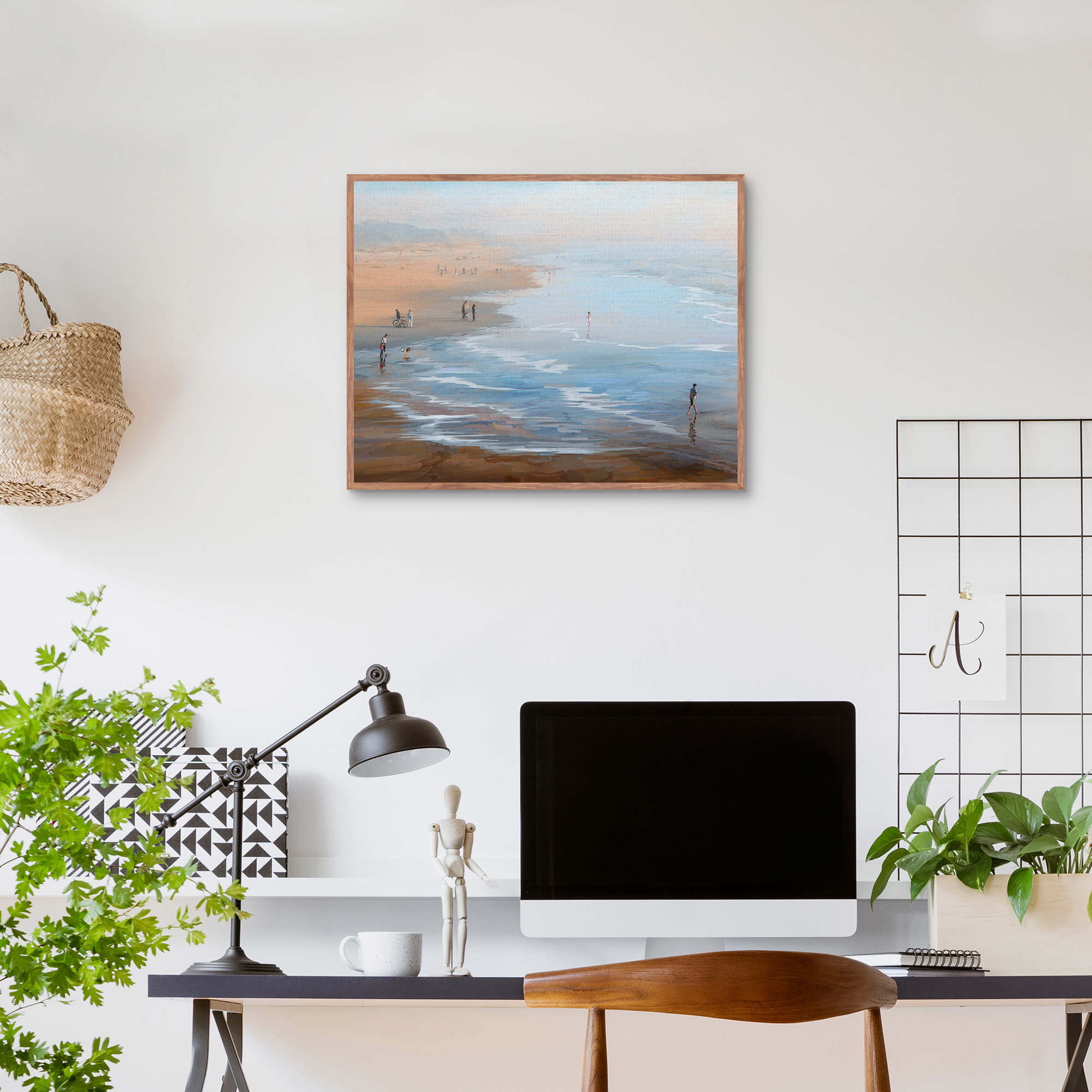 Beach Weekend by Studio Arts Framed Canvas Art
