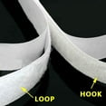 thumbnail image 2 of 2/5M Magic Sticker Tape Self Adhesive Extra Strong Double Sided Adhesive with Sticker Pad Fluffy Hook and Loop Fastener 20-50m black 2Meters 20mm Width, 2 of 6