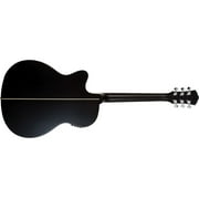 Washburn Deep Forest Ebony ACE Acoustic-Electric Guitar Natural Matte