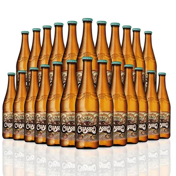 Pack de 24 Cerveza Charro Ambar 355 ml